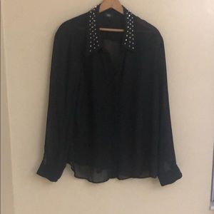 Mossimo studded blouse